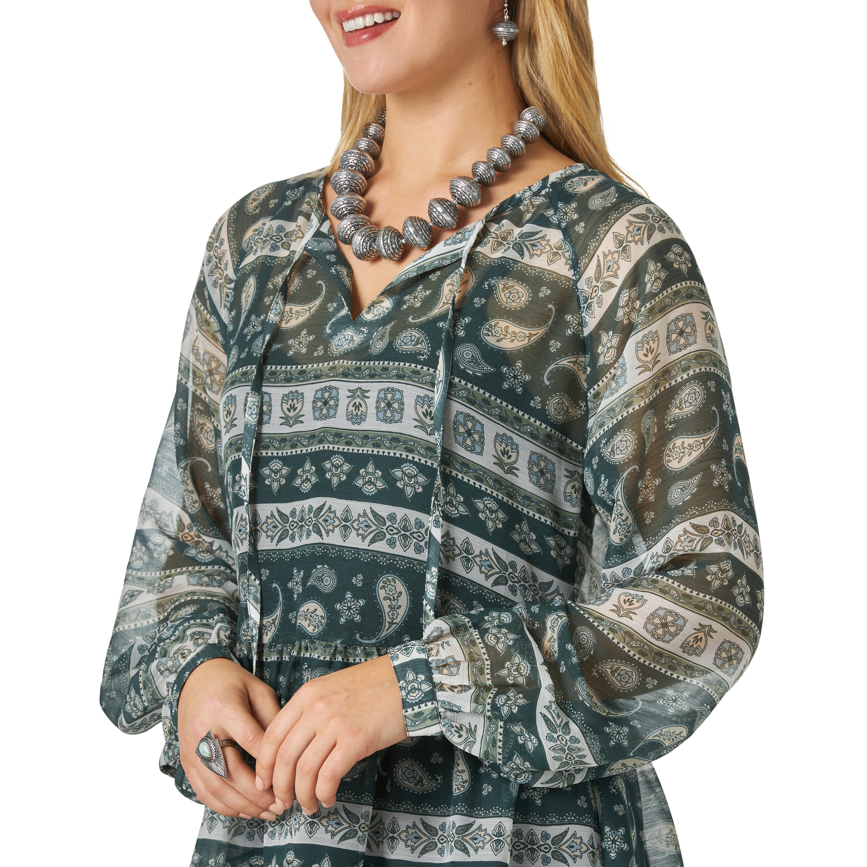 Women's Wrangler Woven Tier Dress