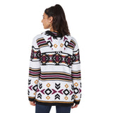 Women's Wrangler Retro L/S Southwestern Print Cardigan Sweater
